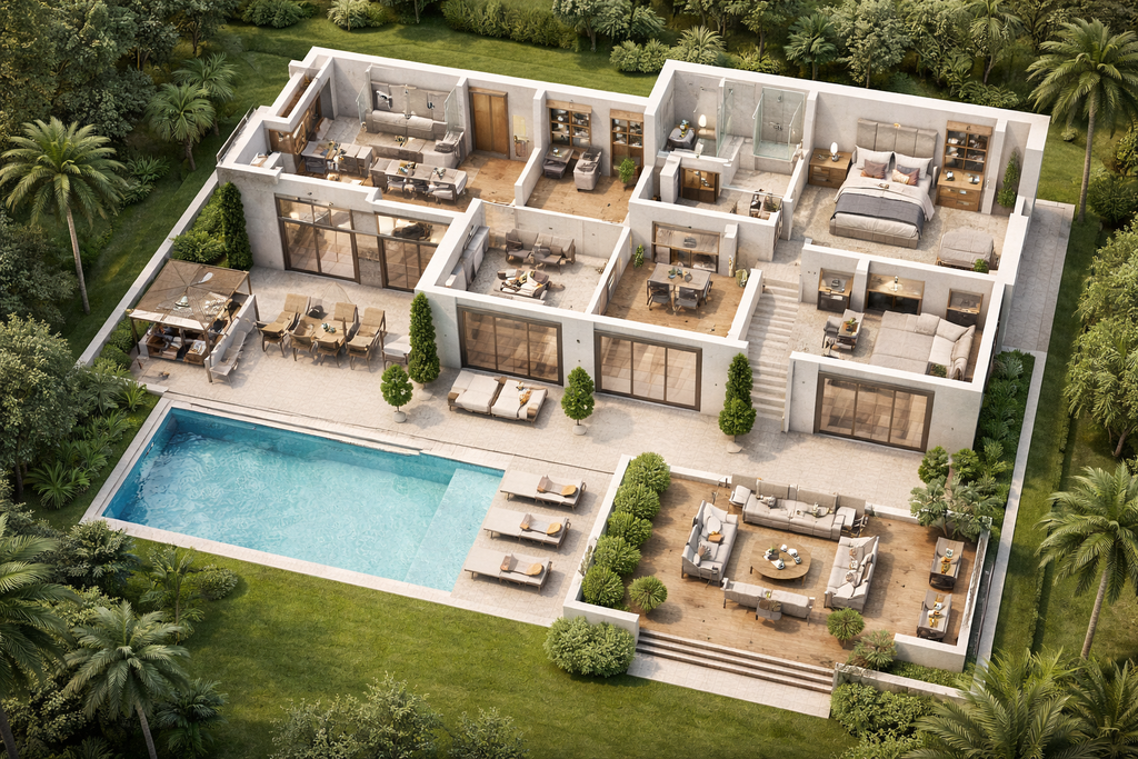 Renderizações 3D do Projeto