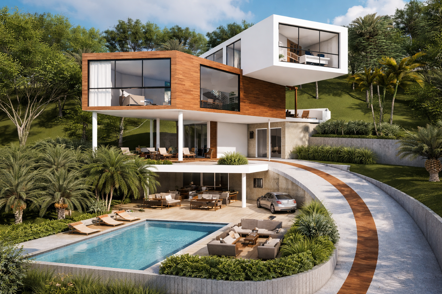 Renderizações 3D do Projeto