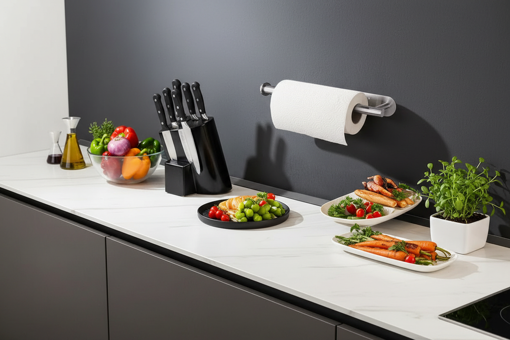 Cozinha - Parede Cinza Carvão