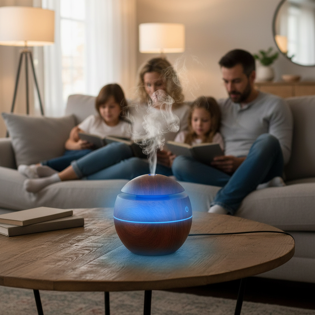 Humidificador na sala