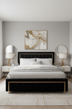 Quarto Elegante - Cinza Claro