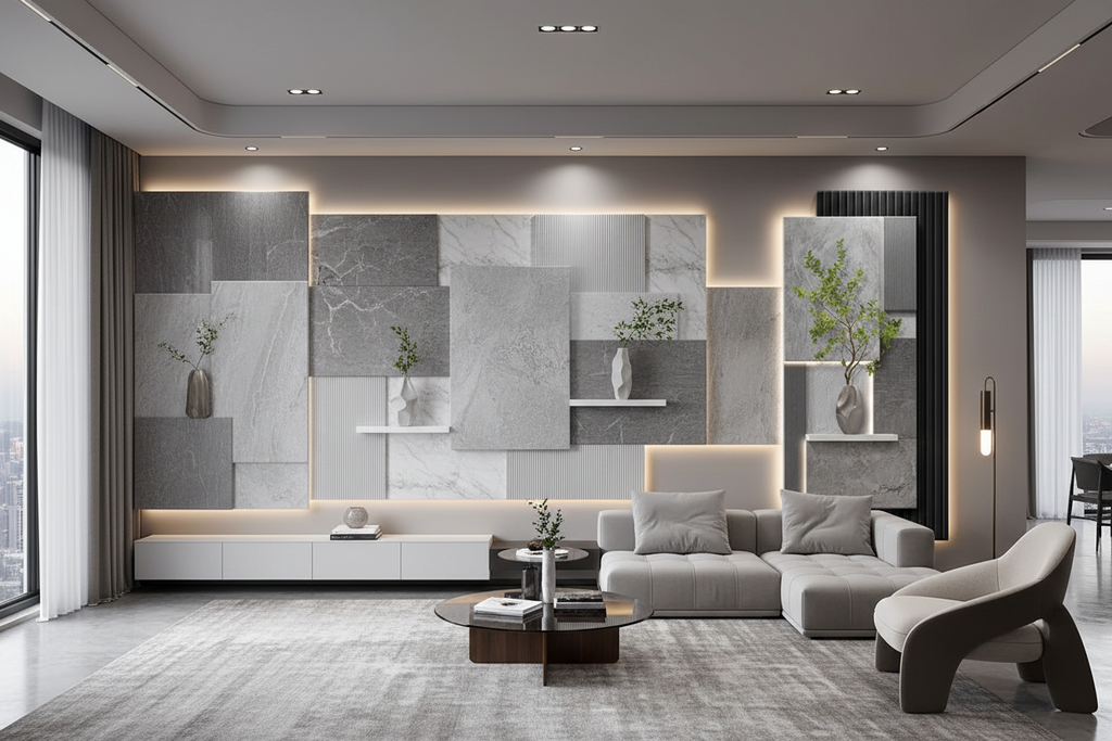 Sala de Estar - Versão Cinza