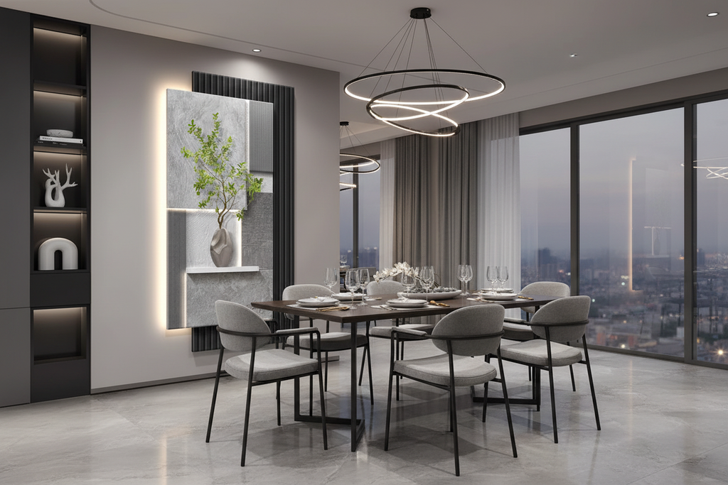 Sala de Jantar - Versão Cinza