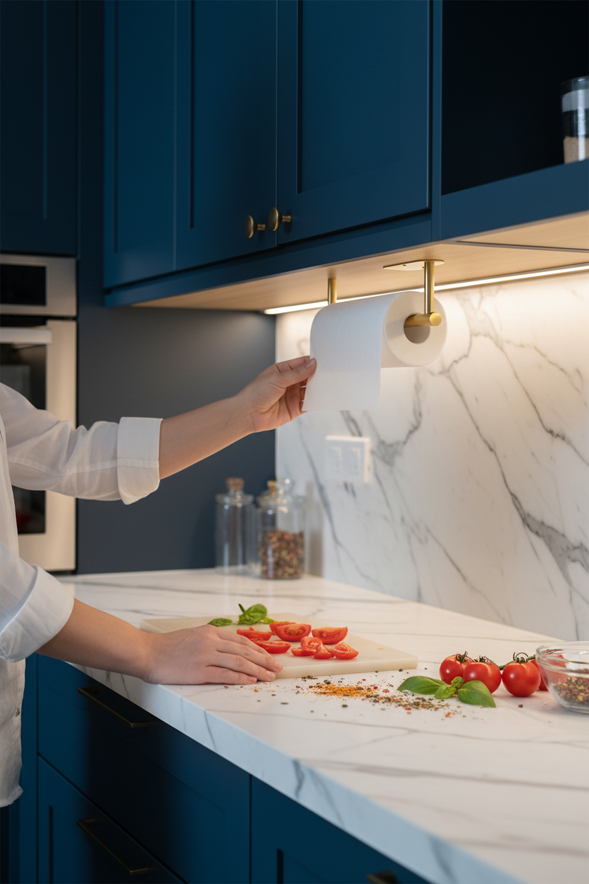 Uso Vertical - Azul Marinho